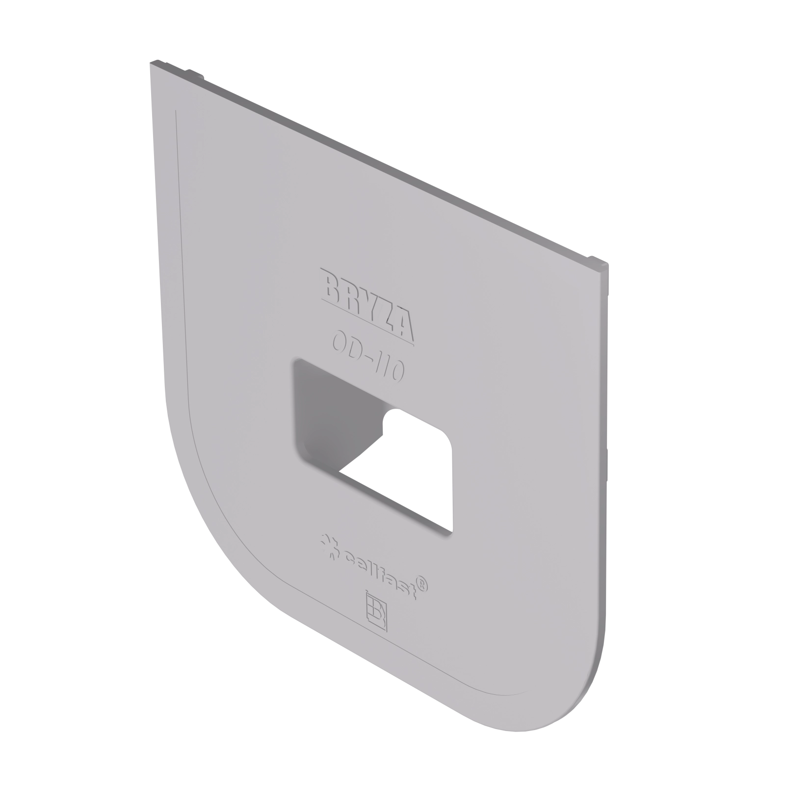 BRYZA PVC Klapka usazovače 110 mm šedá