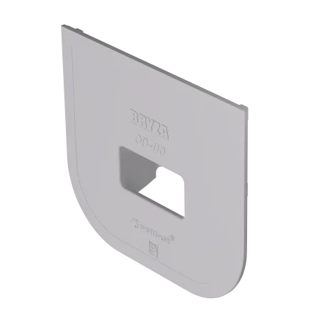 BRYZA PVC klapka pro Geiger 110 mm šedá