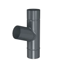 BRYZA STAL T-trubka 90 / 90 / 90 mm antracit