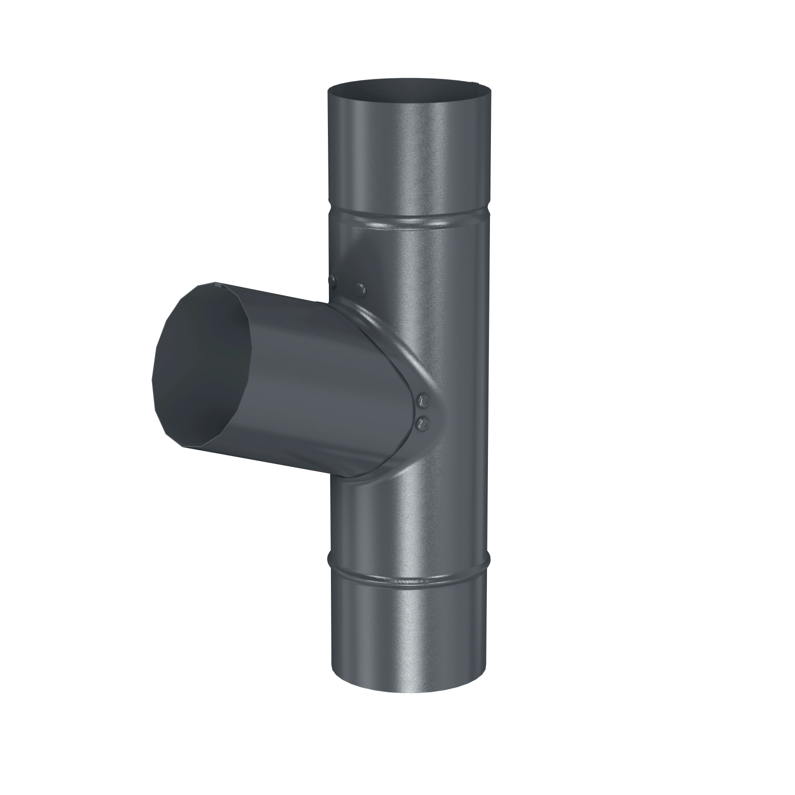 BRYZA STAL T-trubka 90 / 90 / 90 mm antracit