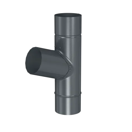 BRYZA STAL T-trubka 90 / 90 / 90 mm antracit