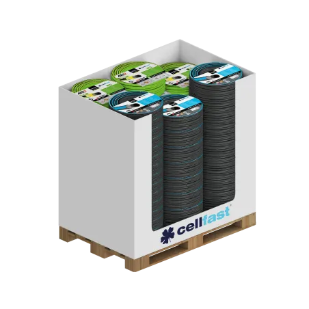 Paletový stojan na zahradní hadice