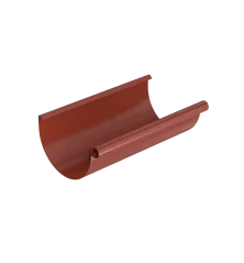 BRYZA STAL Strešný žľab 125 mm / 4 m tehlovočervený