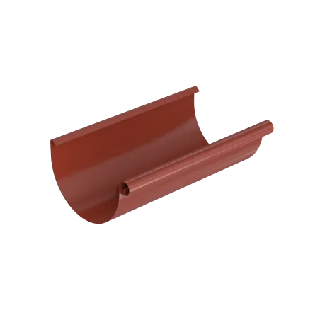 BRYZA STAL Okapový žlab 125 mm cihlový 3 m