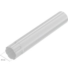 BRYZA STAL LEFOLYÓCSŐ 90 mm / 1 m čierna