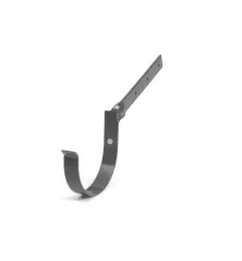 BRYZA PVC Kovový držiak žľabu krútený 150 mm grafit