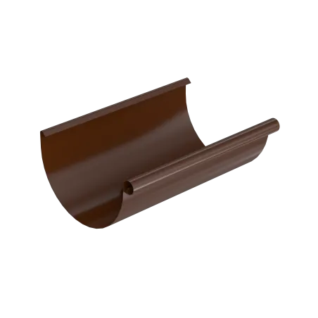 BRYZA STAL Okapový žlab 150 mm hnědý 4 m