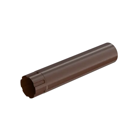 BRYZA STAL Svodová roura 4 m 100 mm hnědá