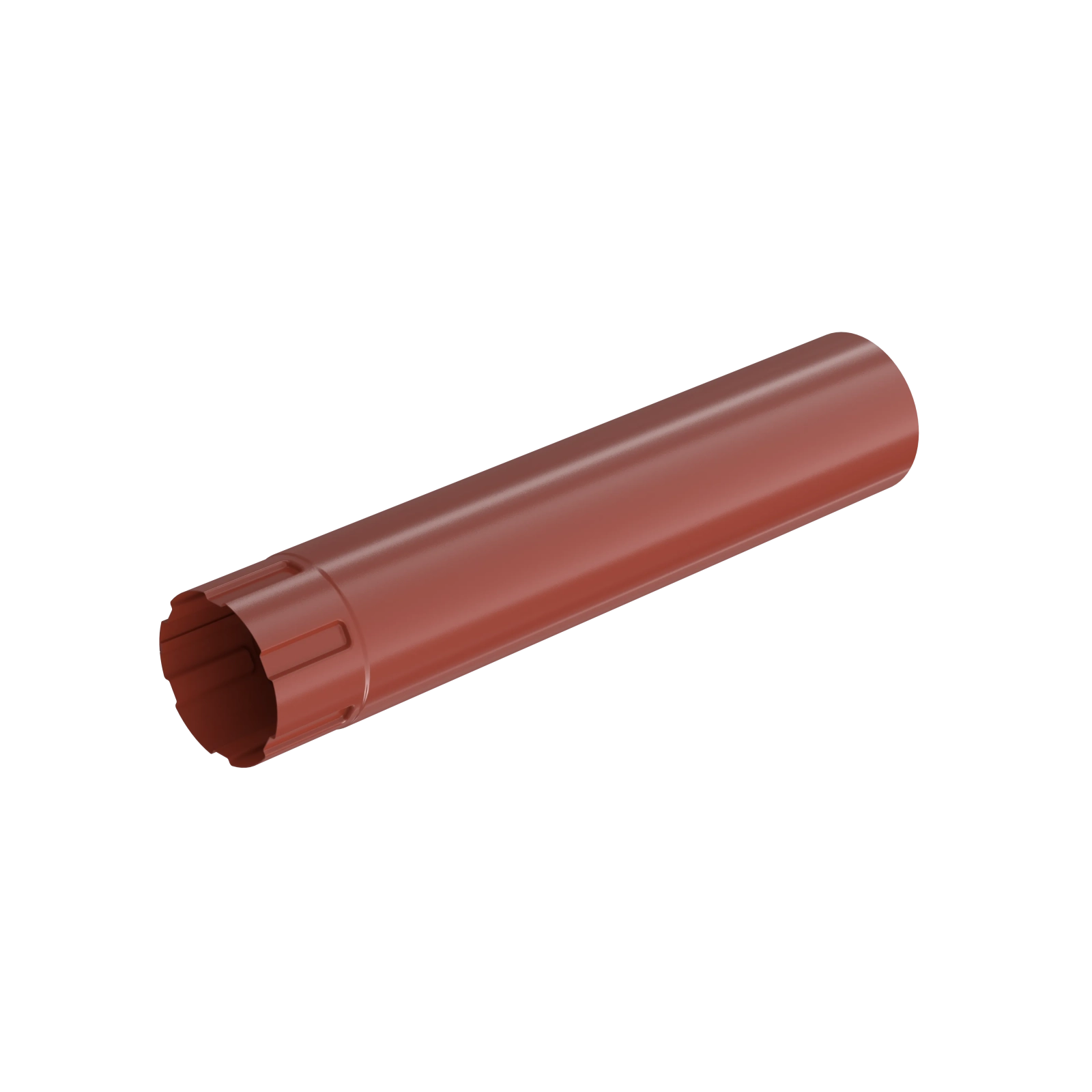 BRYZA STAL Svodová roura 4 m 100 mm cihlově červená