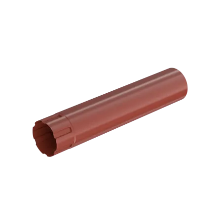 BRYZA STAL Svodová roura 4 m 100 mm cihlově červená