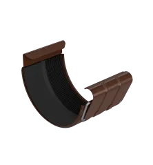 BRYZA STAL Žľabová spojka 125 mm hnedá