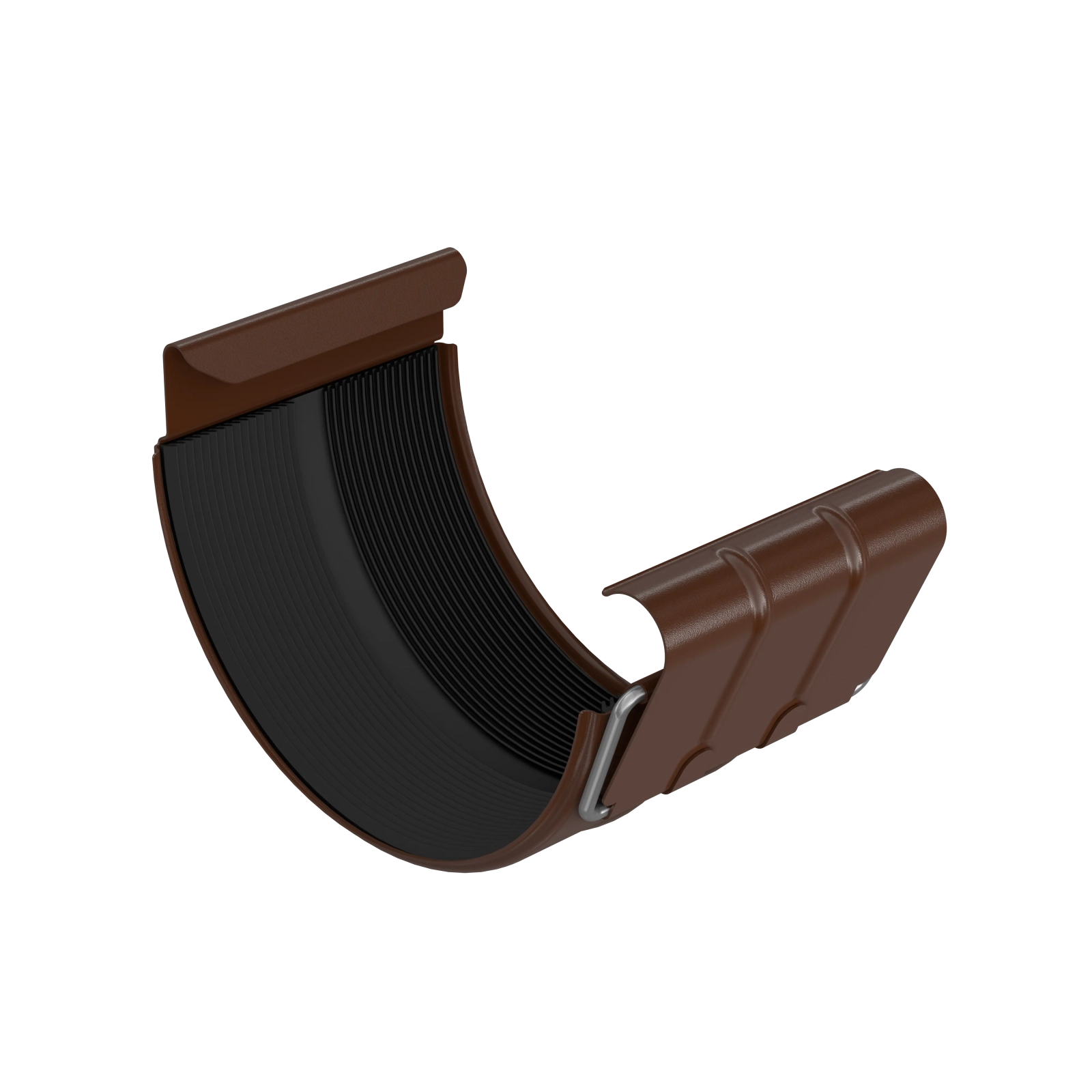 BRYZA STAL Spojka žlabu 125 mm hnědý