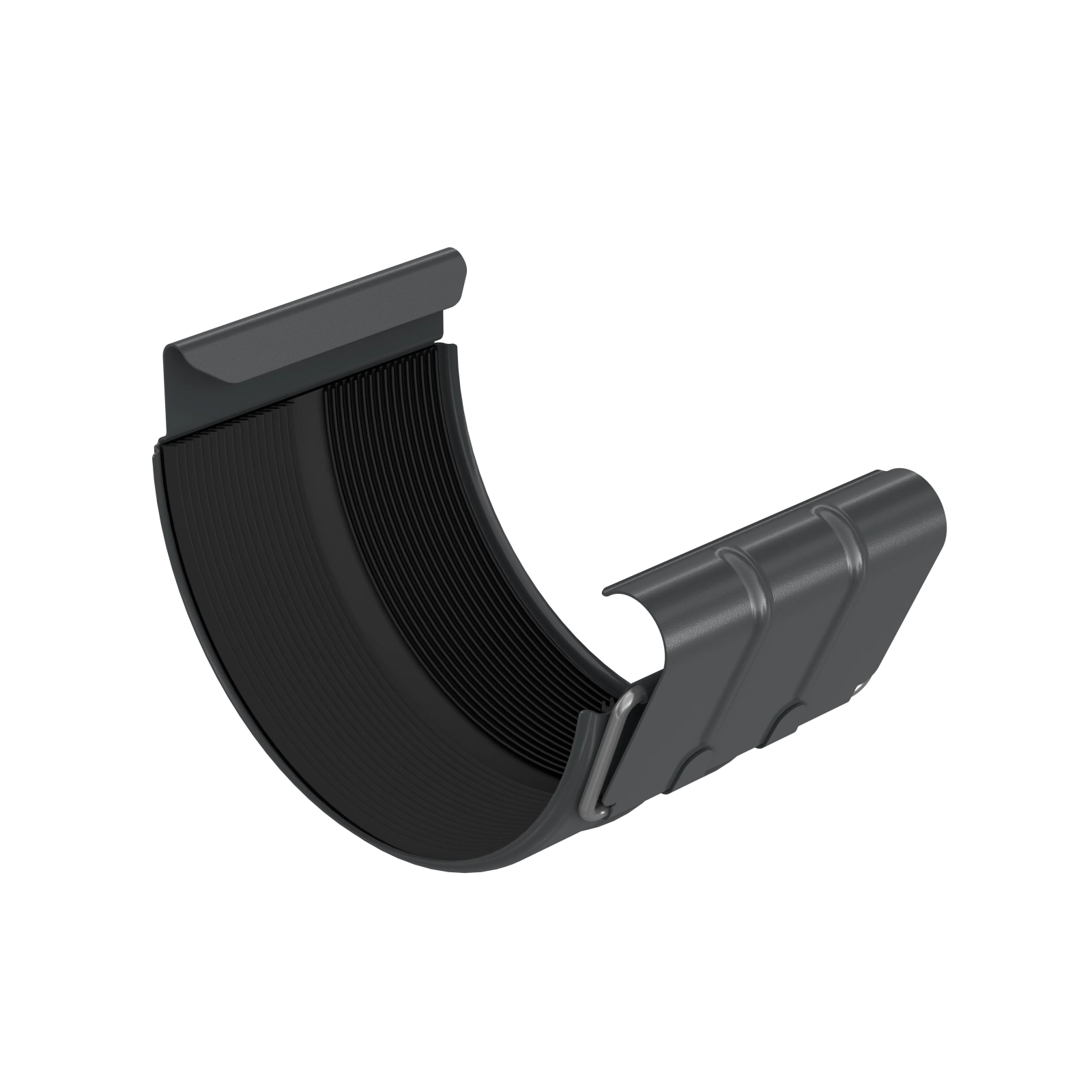 BRYZA STAL Spojka žlabu 125 mm grafitový