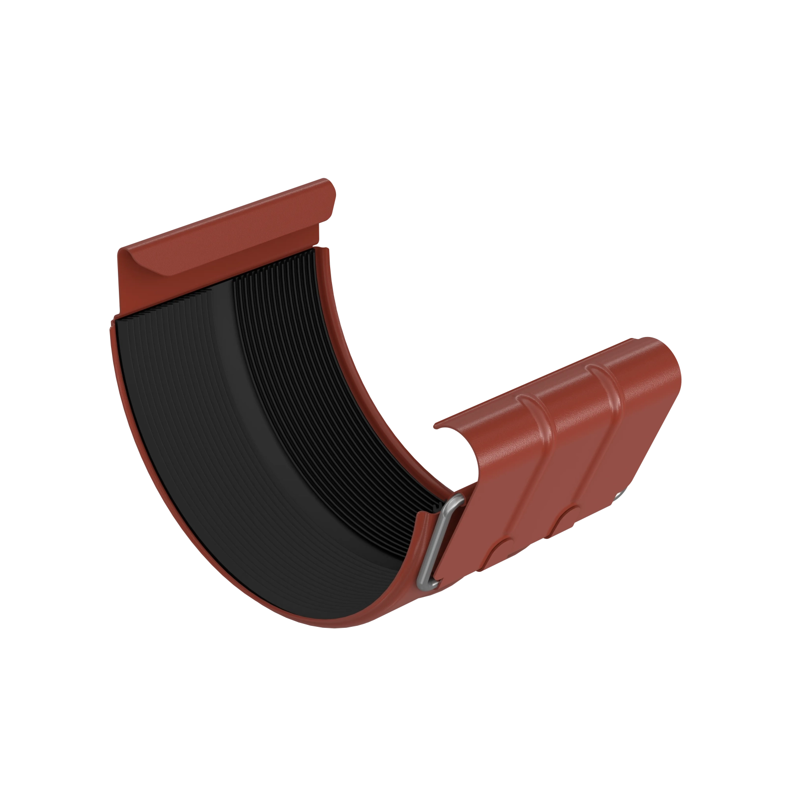 BRYZA STAL Žľabová spojka 125 mm tehlovo červená