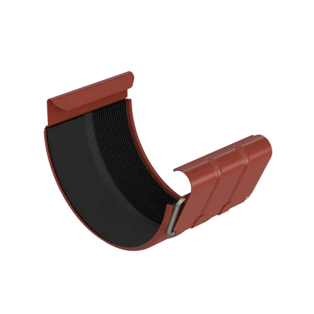 BRYZA STAL Žľabová spojka 125 mm tehlovo červená