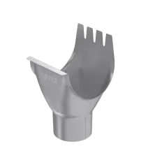 BRYZA STAL Výpust 125 / 90 mm zinok