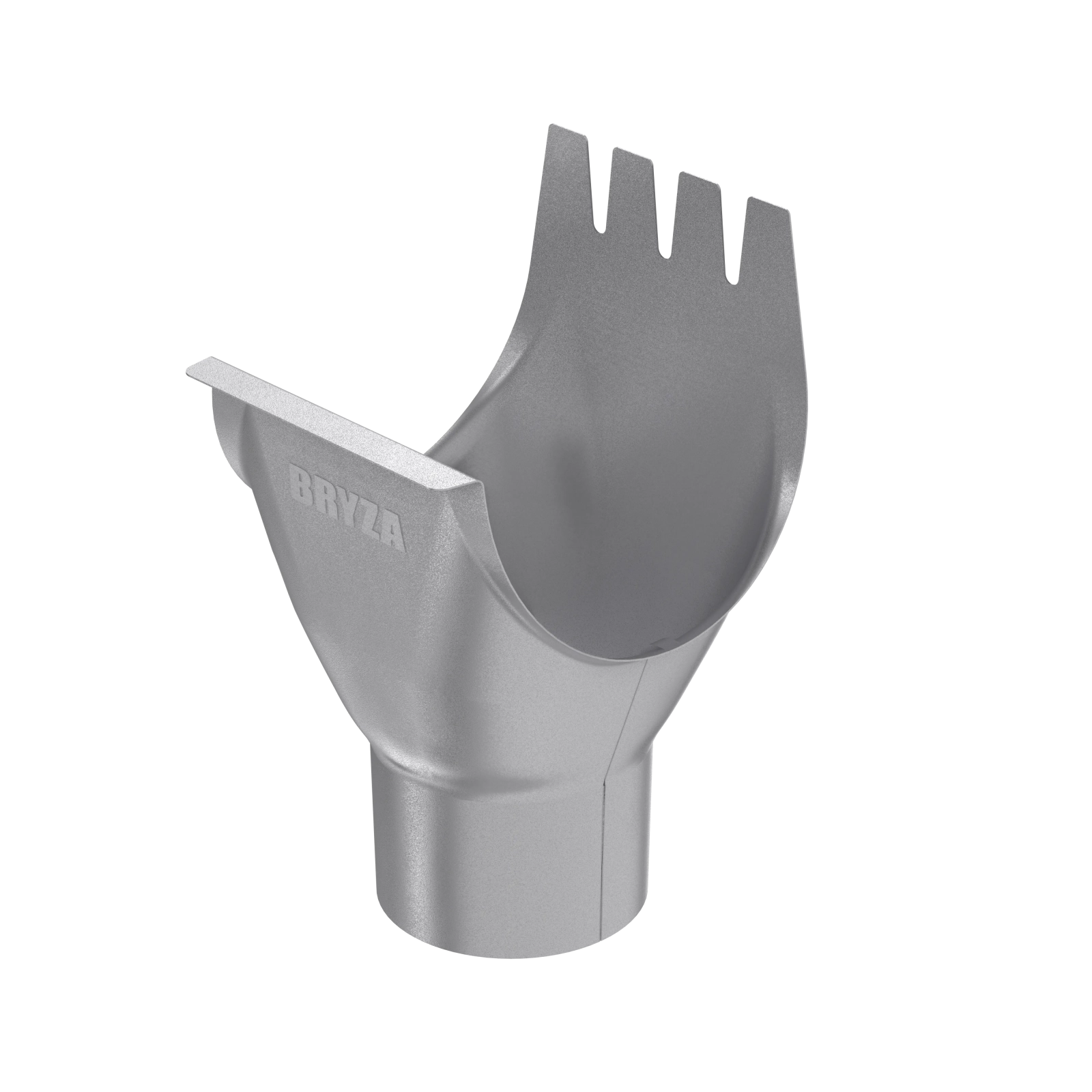 BRYZA STAL Výpust 125 / 90 mm zinok