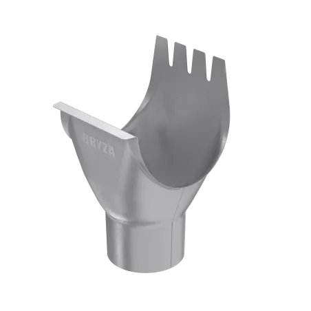 BRYZA STAL Výpust 125 / 90 mm zinok