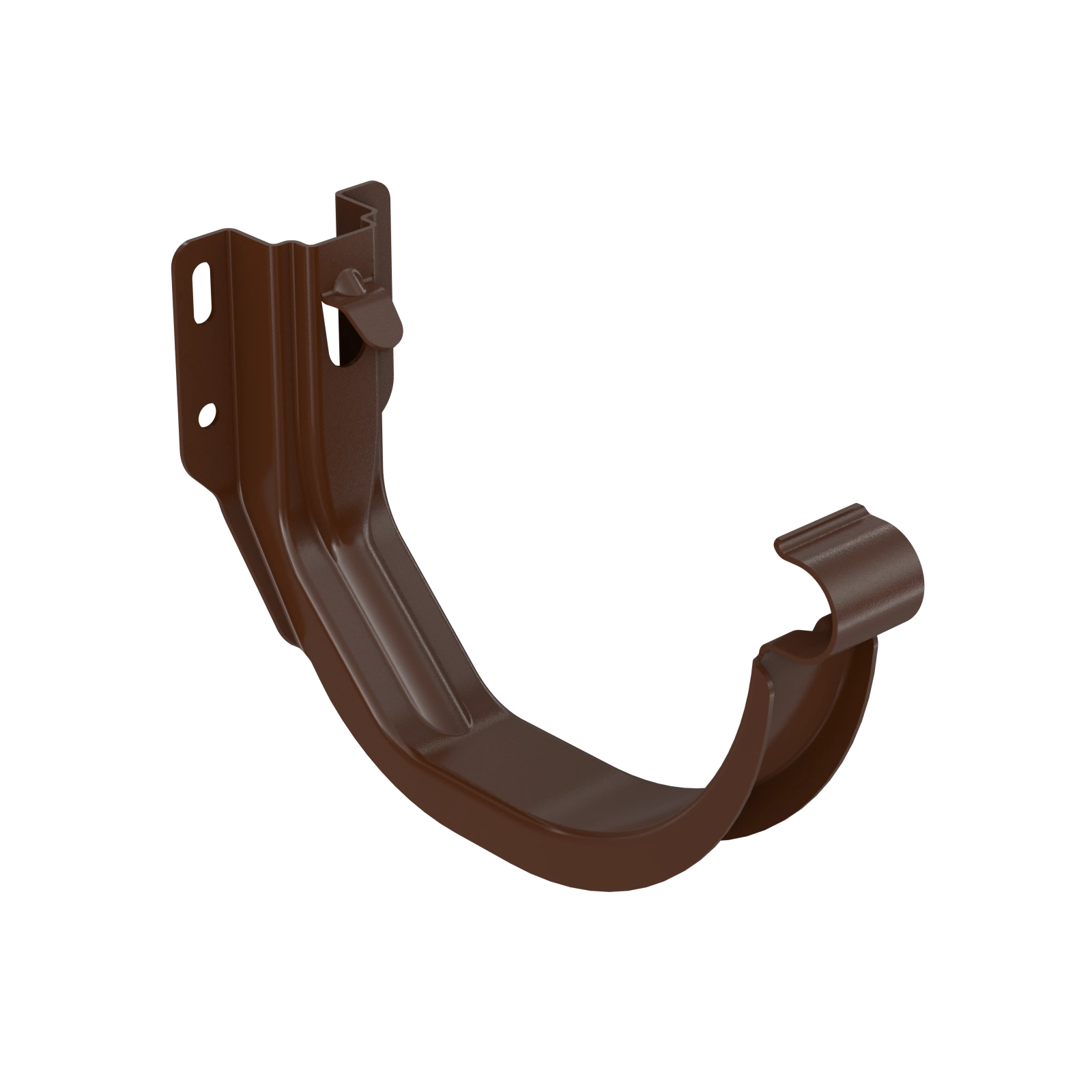 BRYZA STAL Hák žlabu římsový/čelní 125 mm hnědý