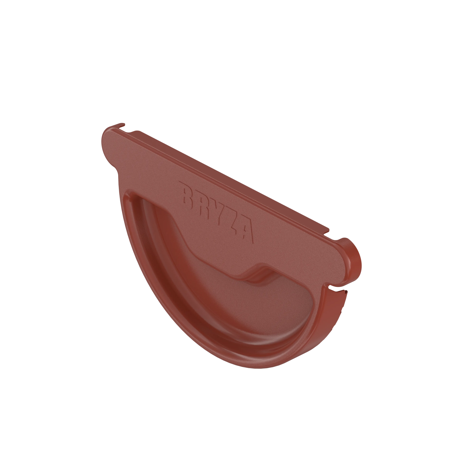 BRYZA STAL Univerzální čelo žlabu 125 mm cihlový