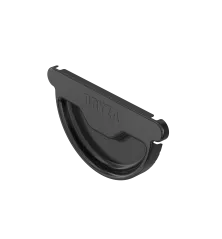 BRYZA STAL Univerzálna koncovka 125 mm čierna