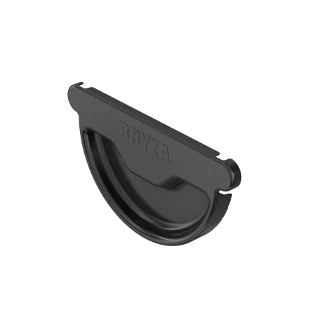 BRYZA STAL Univerzální čelo žlabu 125 mm černý