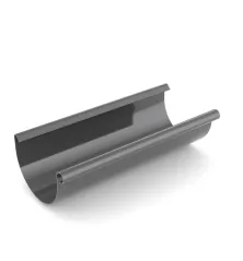 BRYZA PVC strešný žľab 150 mm 3 m grafitový