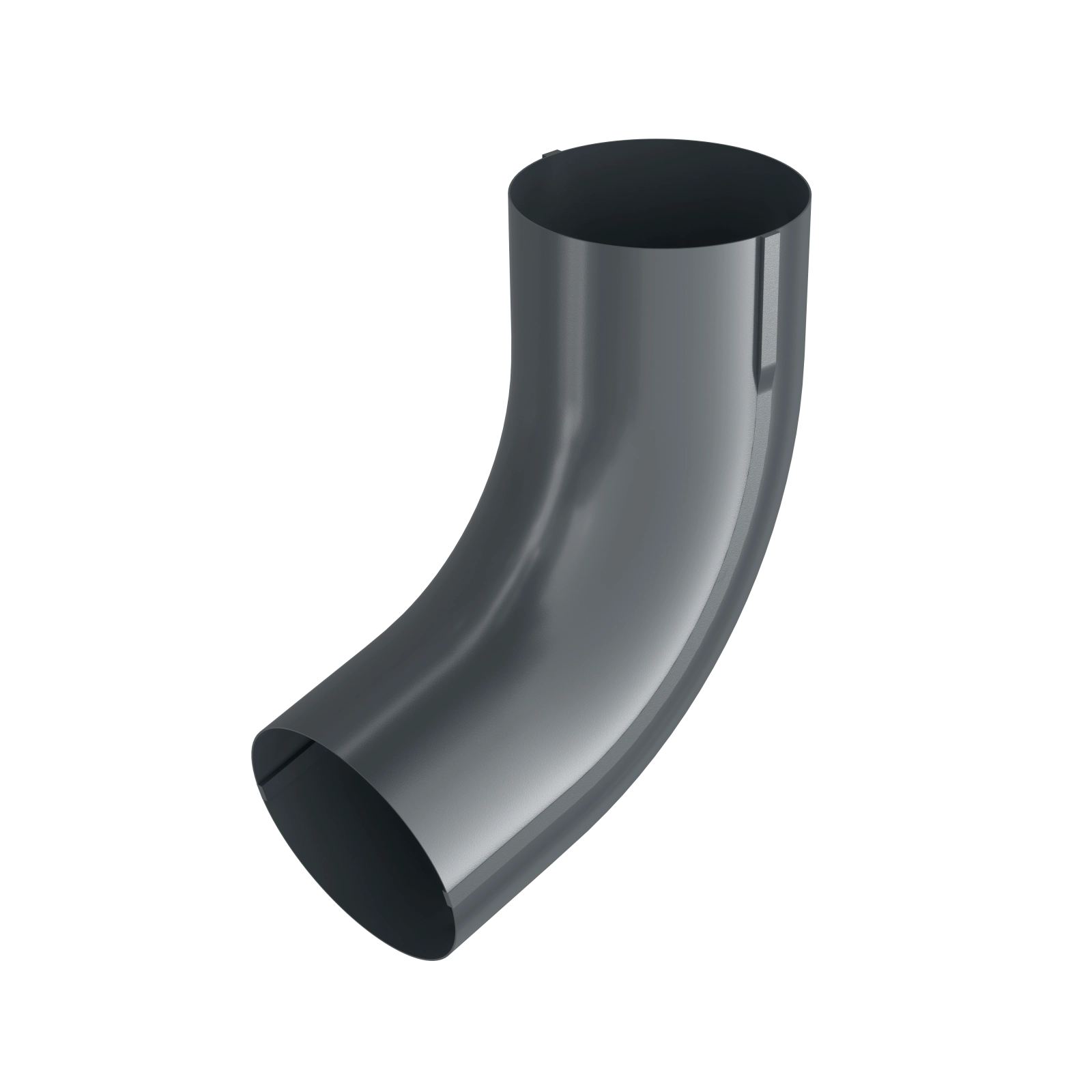 BRYZA STAL Koleno na rúry 90 mm antracitová