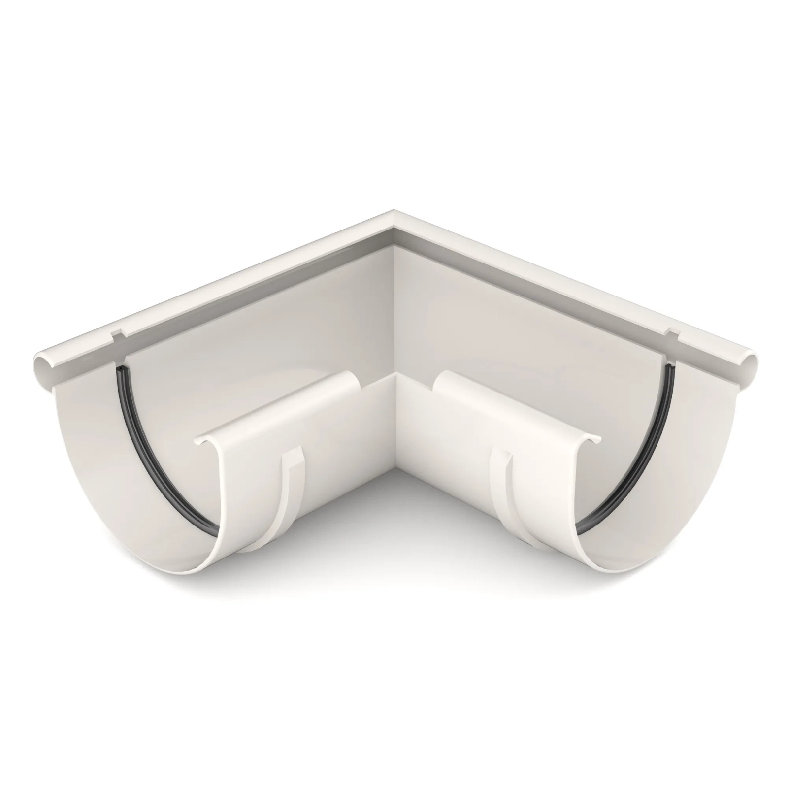 BRYZA PVC Vonkajší roh 150 mm biely