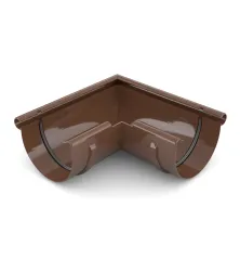 BRYZA PVC Vonkajší roh 150 mm hnedý