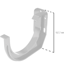 BRYZA PVC odkvapový záves 150 mm červený