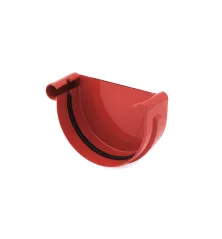 BRYZA PVC koncovka ľavá 150 mm červená