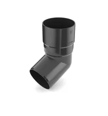 BRYZA PVC koleno na míru 110 mm grafitová (RAL 7021)