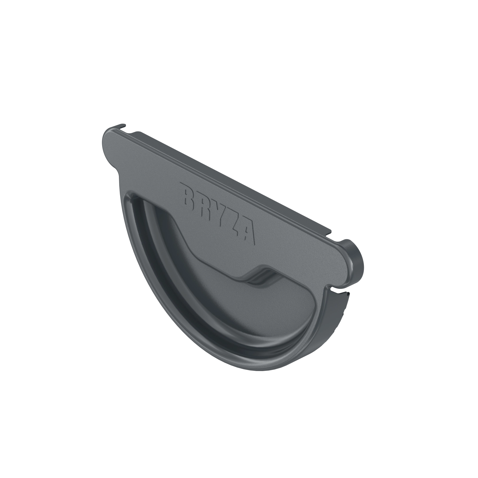 BRYZA STAL Univerzální koncovka 125 mm antracit