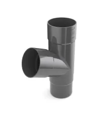 BRYZA PVC odbočka svodu plastová T 110 mm grafitová (RAL 7021)