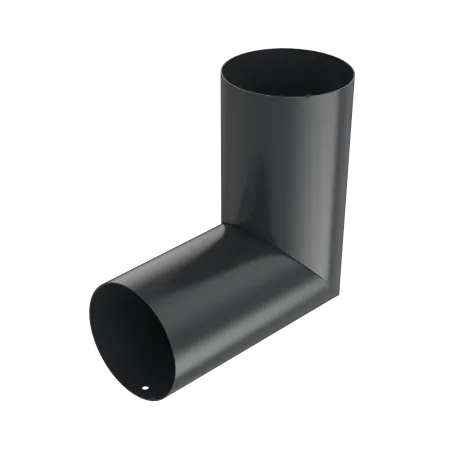 BRYZA STAL Koleno svodu na míru 90 mm grafitová