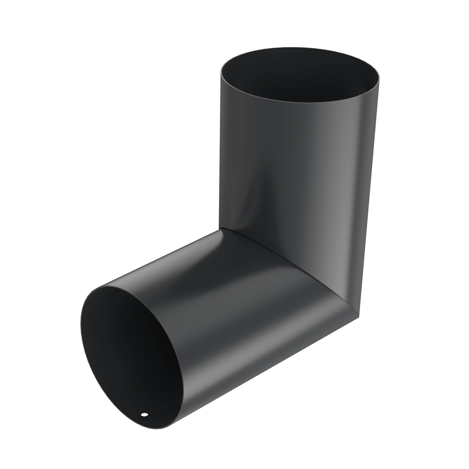 BRYZA STAL Koleno svodu na míru 100 mm grafitová