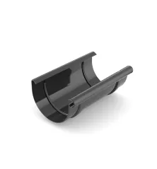 BRYZA PVC spojka žlabu 125 mm černá (RAL 9005)