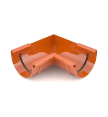 BRYZA PVC vnitřní roh 90° 125 mm cihlově červená (RAL 8004)