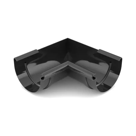 BRYZA PVC Vnútorný roh 125 mm čierny