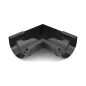 BRYZA PVC vnitřní roh 90° 125 mm černá (RAL 9005)