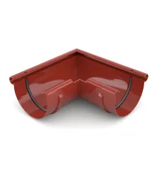 BRYZA PVC Vonkajší roh 125 mm červený