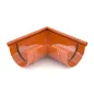 BRYZA PVC vnější roh 90° 125 mm cihlově červená (RAL 8004)