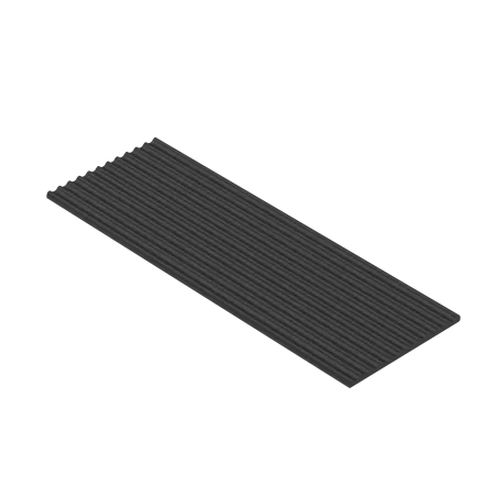 Těsnění spojky žlabu 125 mm černá