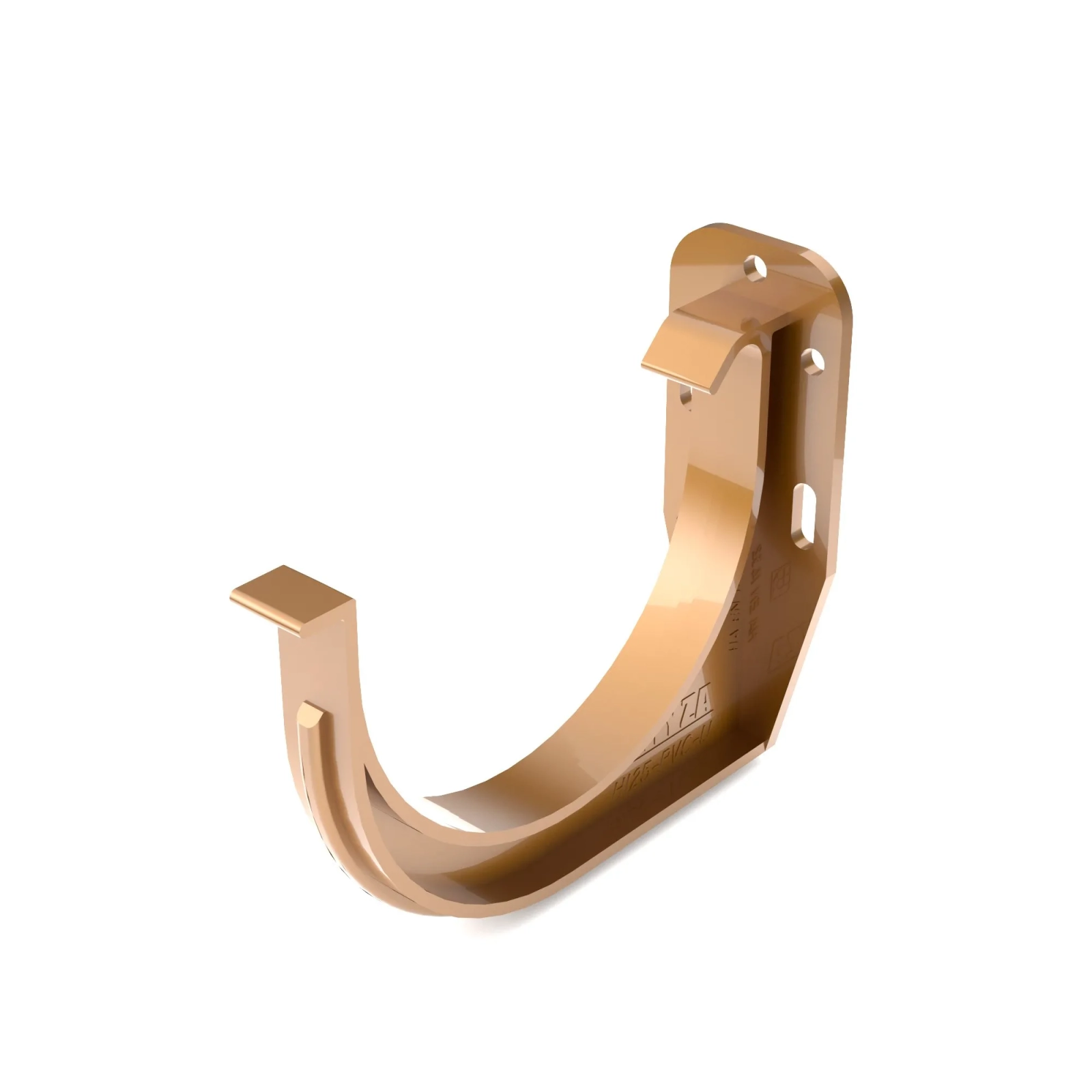 BRYZA PVC hák žlabu čelní 125 mm měděná