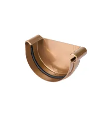 BRYZA PVC koncovka pravá 125 mm meď