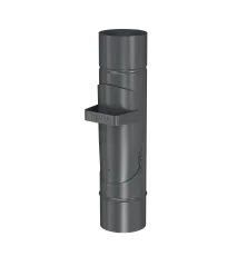 BRYZA STAL Klapka na dešťovou vodu 100 mm grafitová