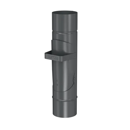 BRYZA STAL Klapka na dešťovou vodu 100 mm grafitová