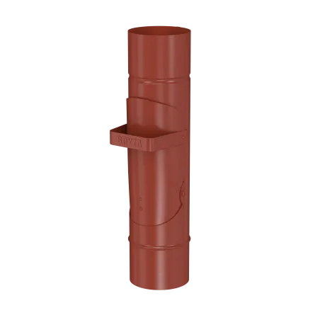 BRYZA STAL Klapka na dešťovou vodu 100 mm cihlově červená