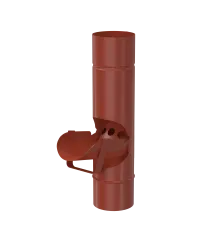 BRYZA STAL Klapka na dešťovou vodu 100 mm cihlově červená